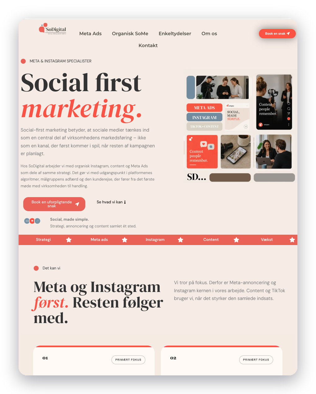 SoDigital — hjemmeside bygget af Effecta